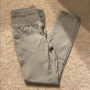 Grey high waisted pants